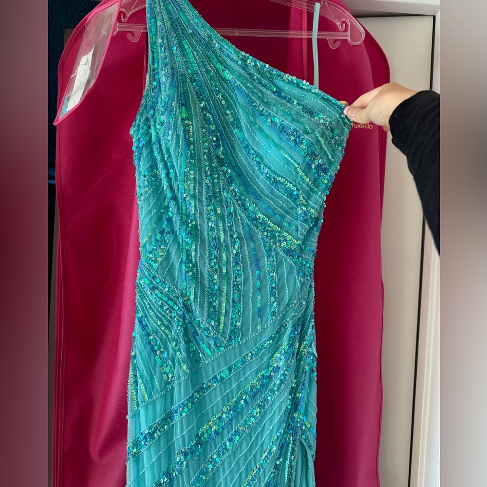 Size 8 Ashely Lauren Prom Dress Obo View 4